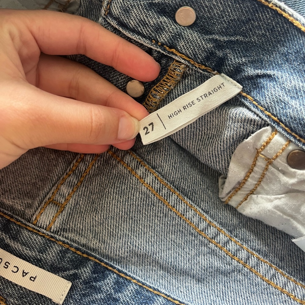Pacsun Medium-Dark Wash Jeans - Picture 3 of 3